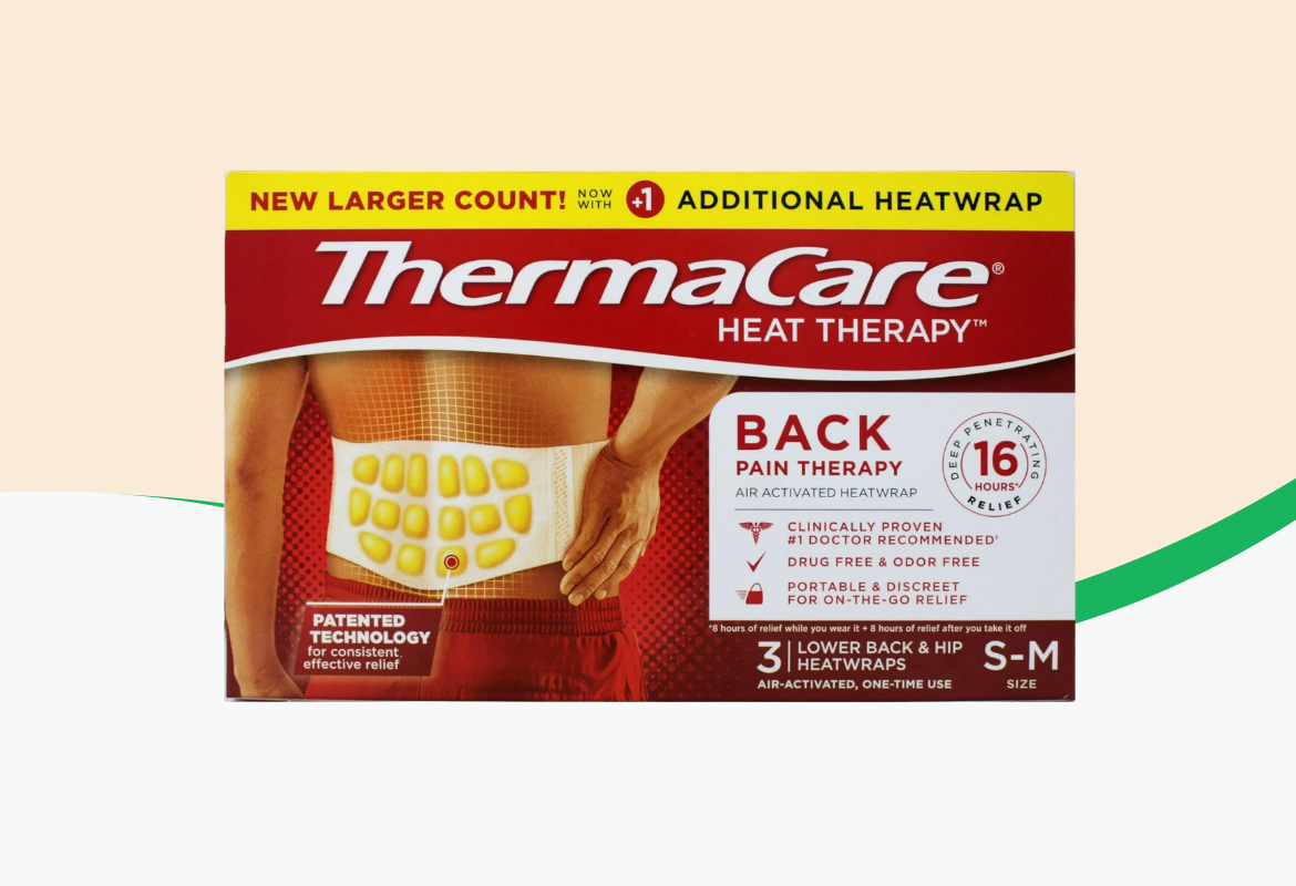 ThermaCare Back & Hip Heatwraps, Small/Medium, 3 ct.