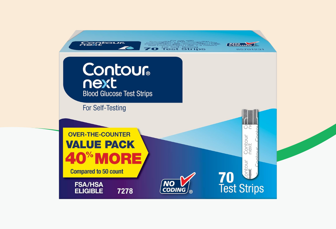 Bayer Contour Next Blood Glucose Test Strip