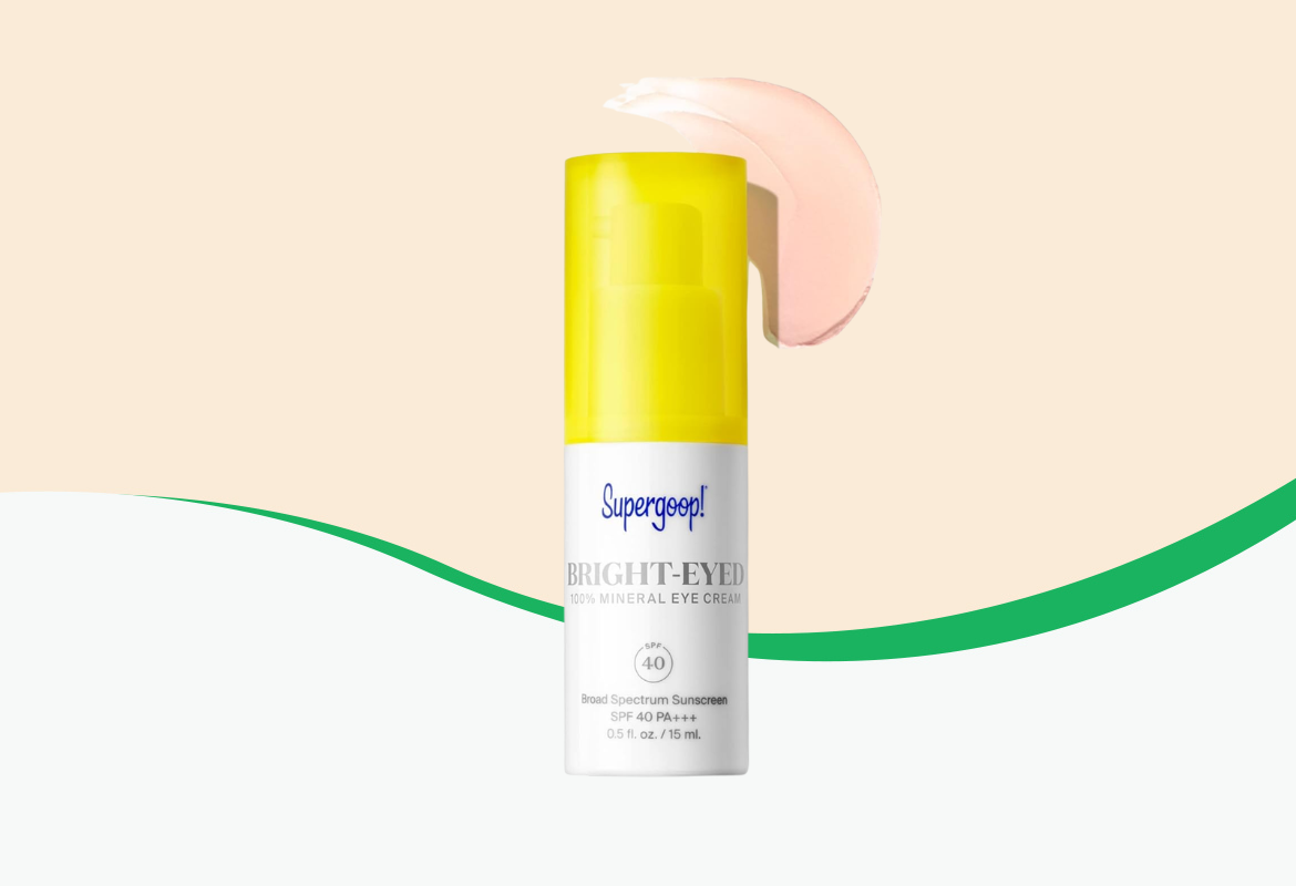 Supergoop! Bright-Eyed 100% Mineral Eye Cream, SPF 40, .5 fl oz.