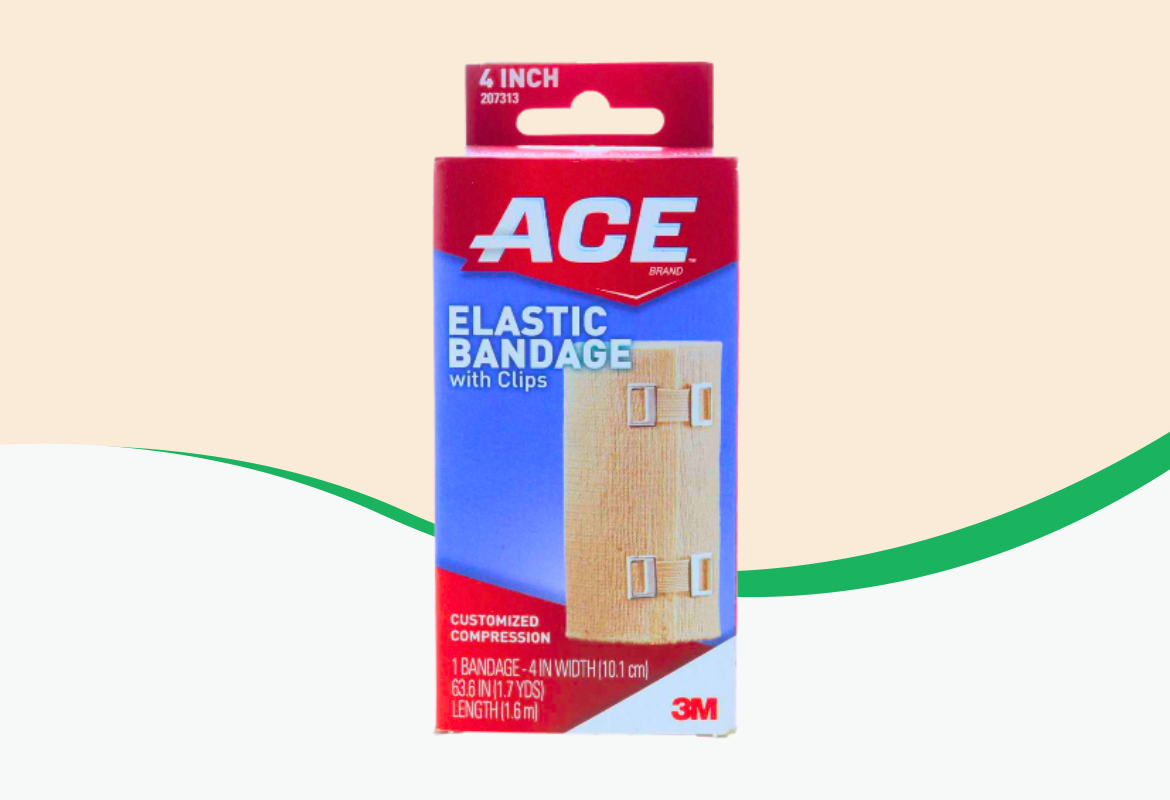 ACE 4 Elastic Bandage with Clips