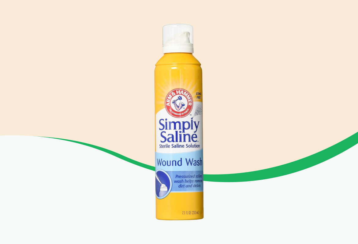 Simply Saline Wound Wash Sterile Solution Spray, 7.1 fl oz.
