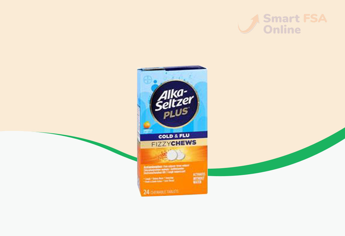 Alka-Seltzer Plus® Fizzy Chews Cold & Flu Fizzy Chews, Orange, 24 ct.