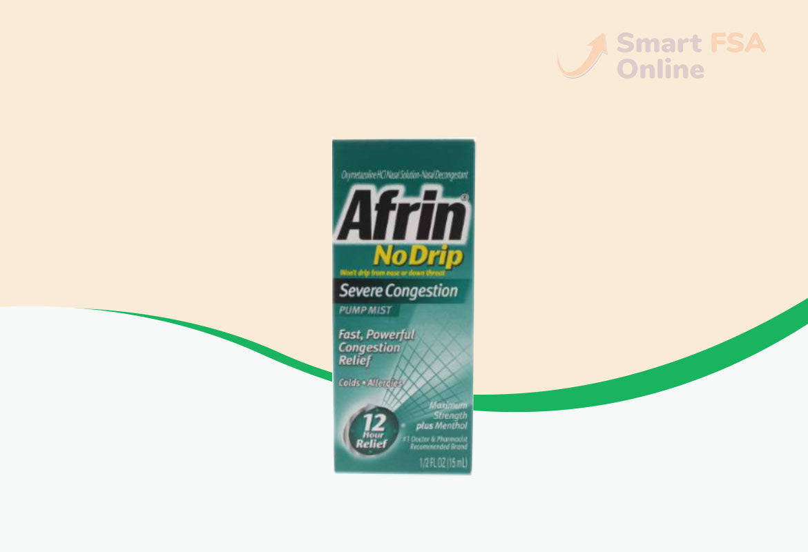 Afrin No Drip Severe Congestion Pump Nasal Mist, .5 oz.
