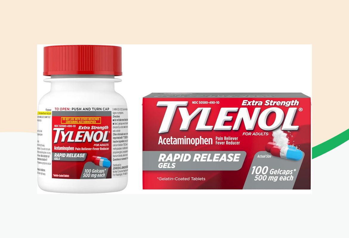 Tylenol Extra Strength Rapid Release Gels, 100 ct.