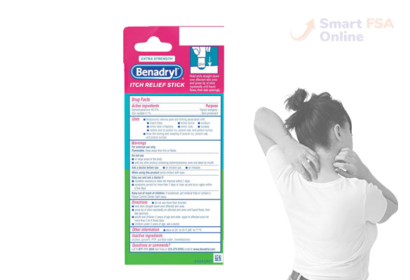 Benadryl Itch Relief Stick 14 ml (1-Pack)