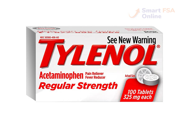 Tylenol Regular Strength Tablets, 100 ct.
