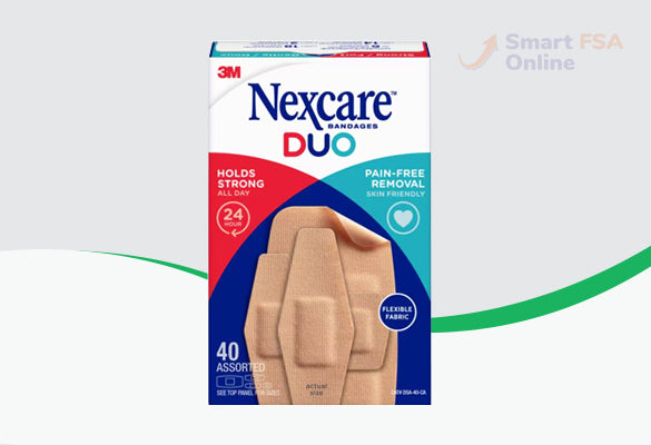 Nexcare DUO Bandage, Assorted, 40 ct.