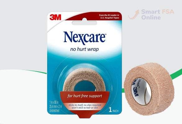 Nexcare No Hurt Self-Adherent Wrap,1 X80