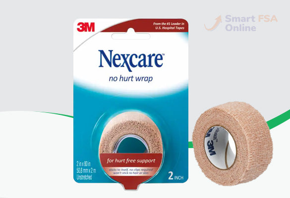 Nexcare No Hurt Self-Adherent Wrap, 2 X80