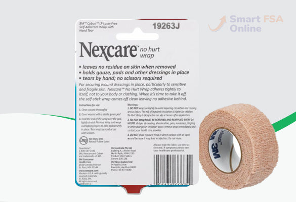 Nexcare No Hurt Self-Adherent Wrap, 2 X80
