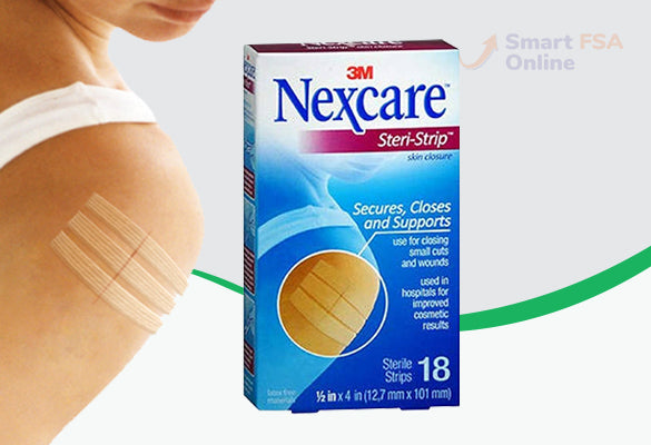 Nexcare First Aid Steri-Strip Skin Closure - 1/2 X4 18 ct.