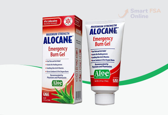Alocane Maximum Strength Emergency Burn Gel, 2.5 oz.