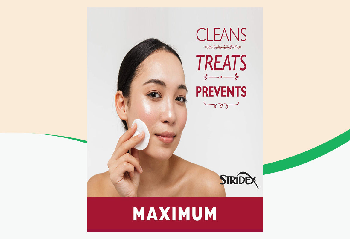 Stridex Medicated Pads Maximum, 55 ct.