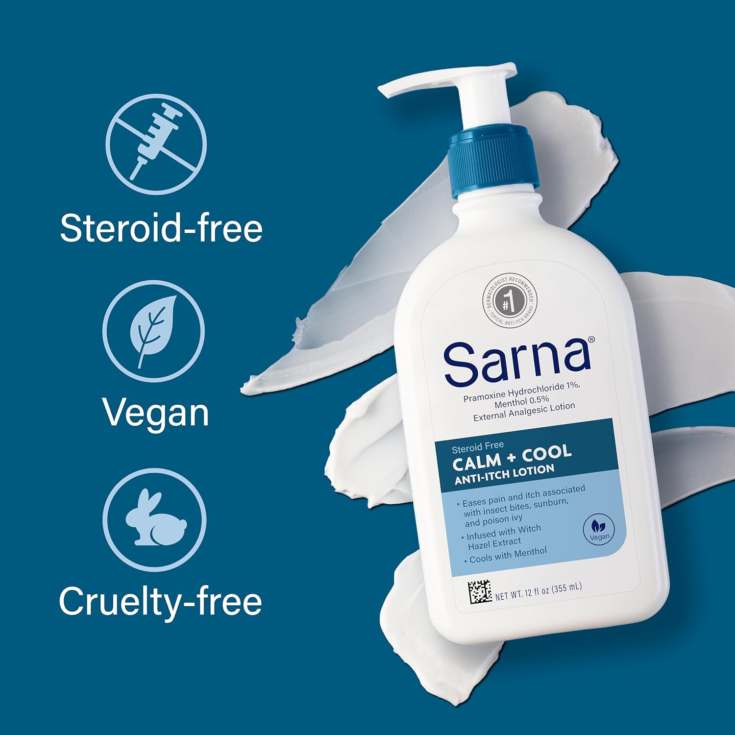 Sarna Calm and Cool Anti-Itch Lotion, 7.5 oz