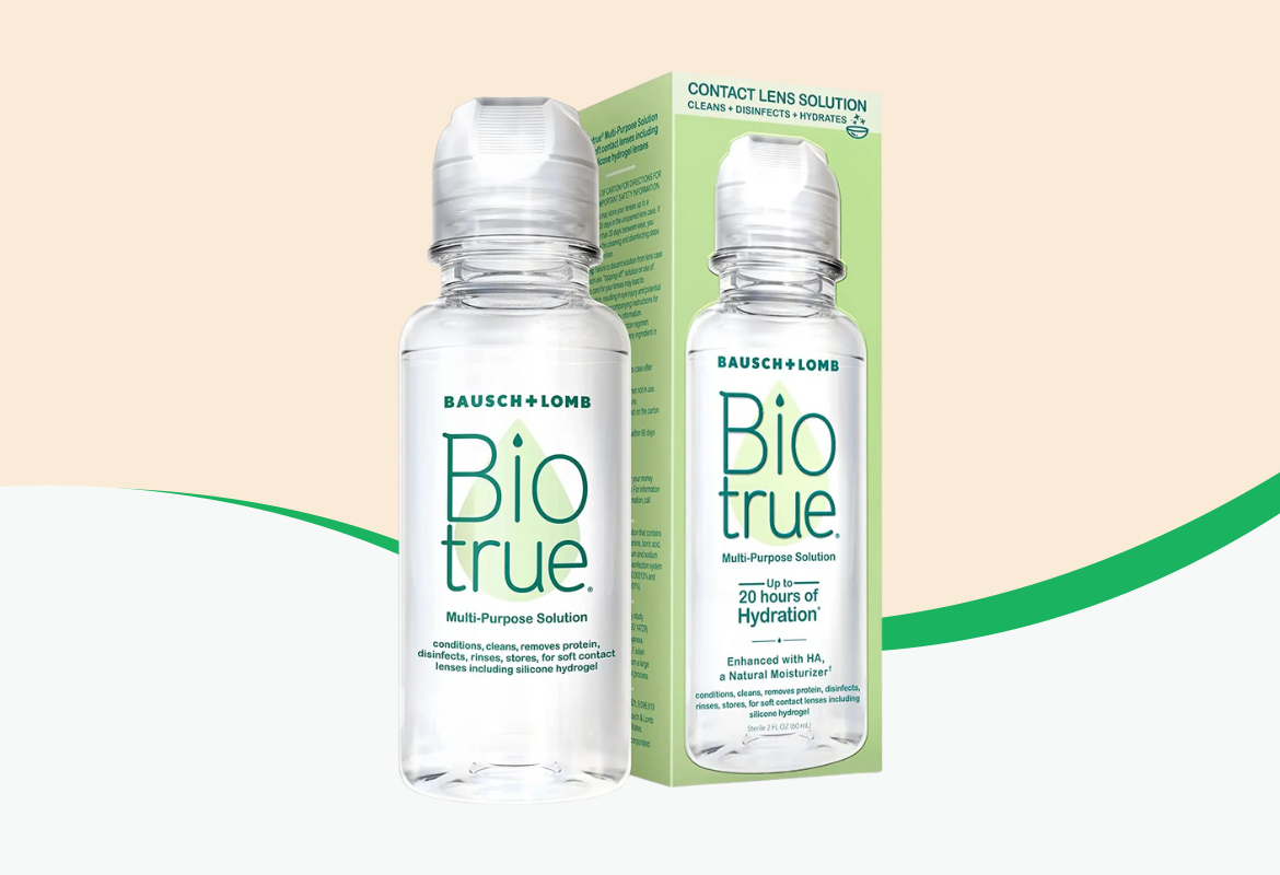 Bausch + Lomb Biotrue Multi-Purpose Contact Lens Solution, 2 fl oz. (60ml)