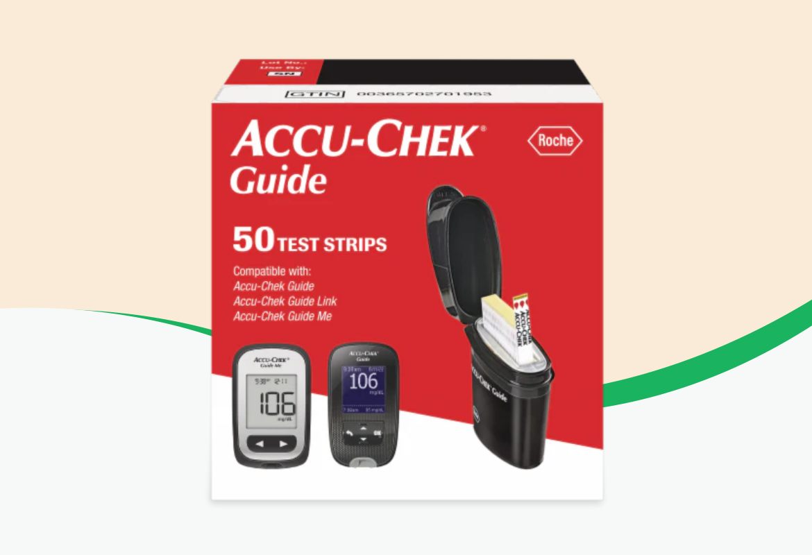 Accu-Chek Guide Blood Glucose Test Strips, 50 ct.