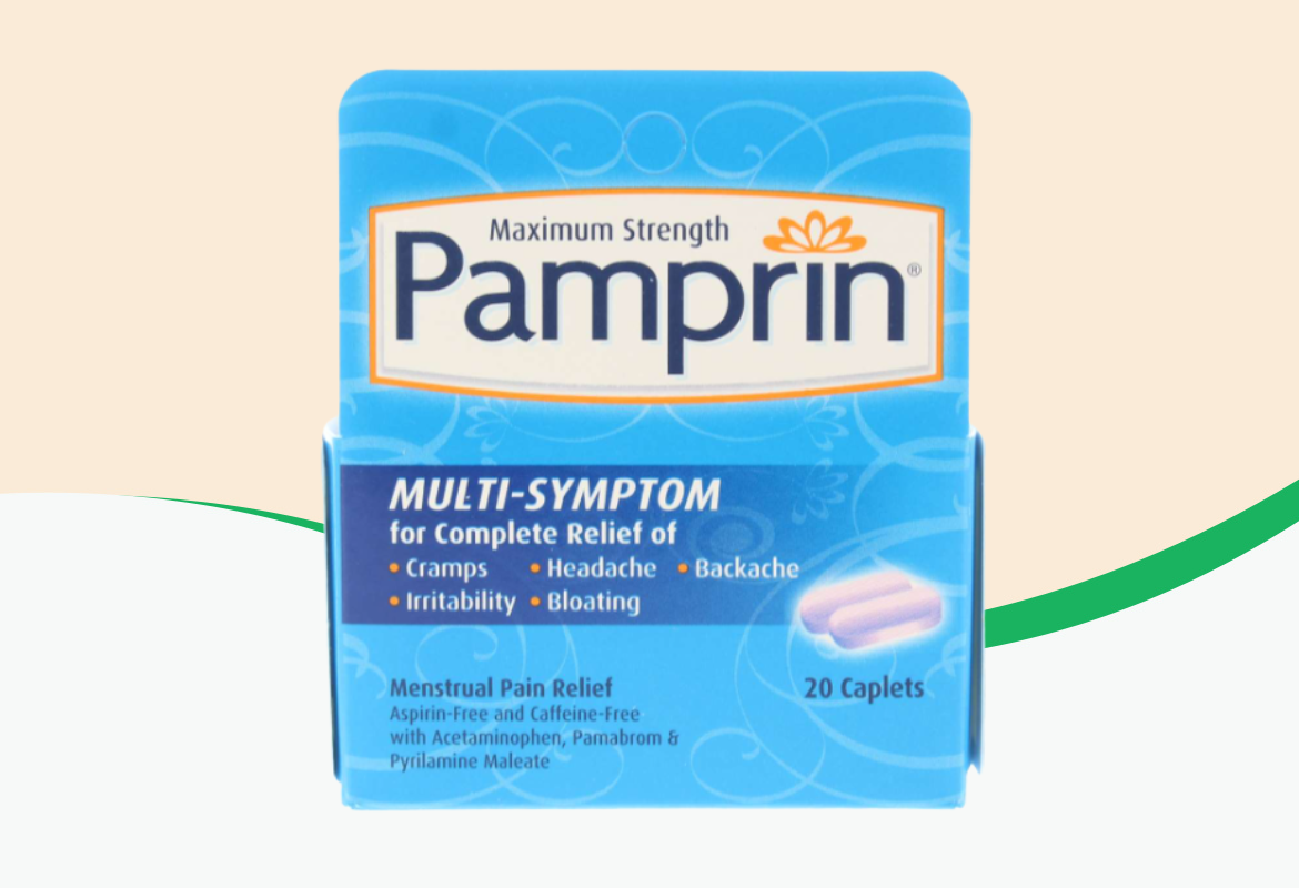 Pamprin Maximum Strength Multi-Symptom Menstrual Pain Relief - 20 ct