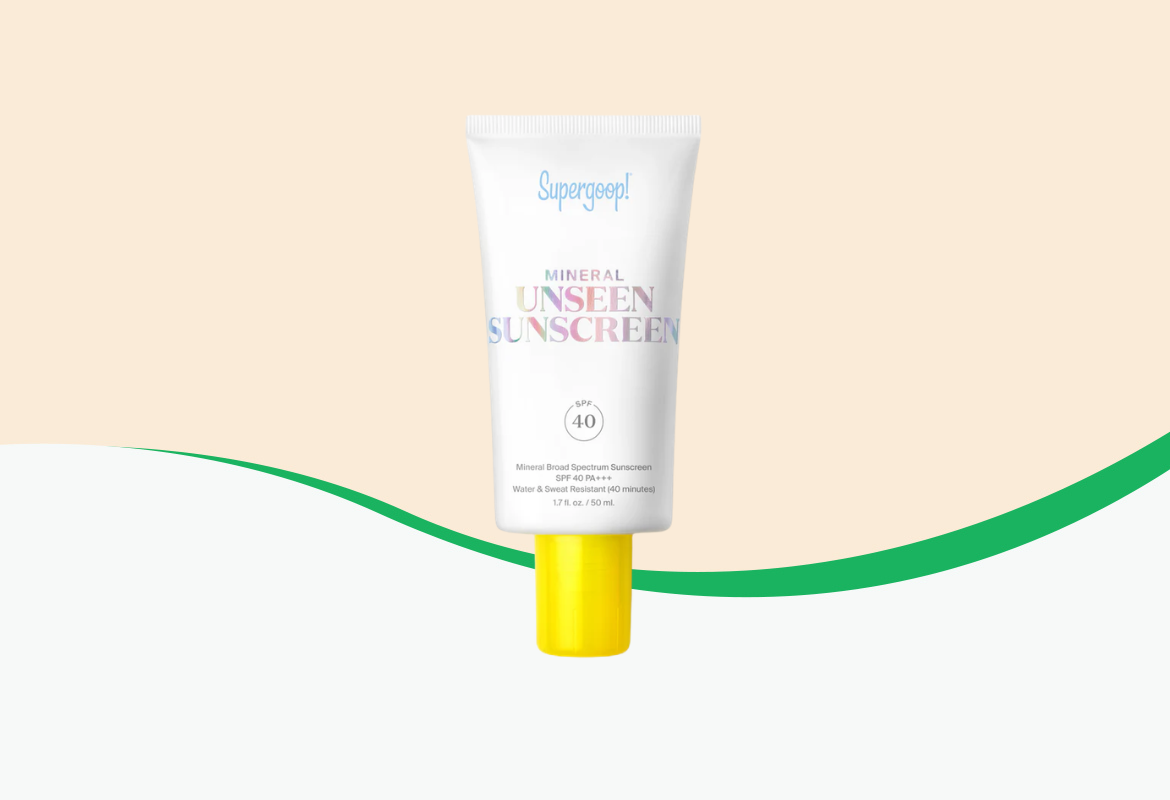 Supergoop! Mineral Unseen Sunscreen, SPF 40, 1.7 fl oz.