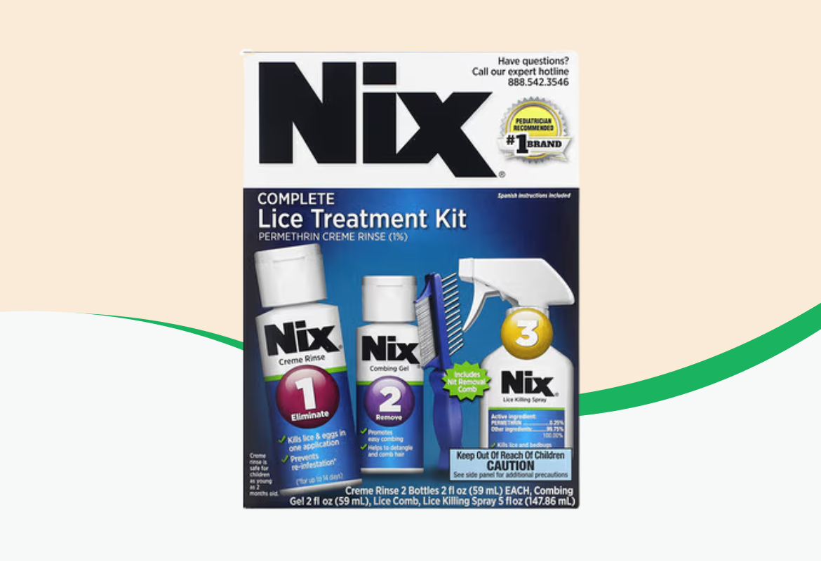 Nix Complete Lice Treatment Kit with Lice Killing Spray