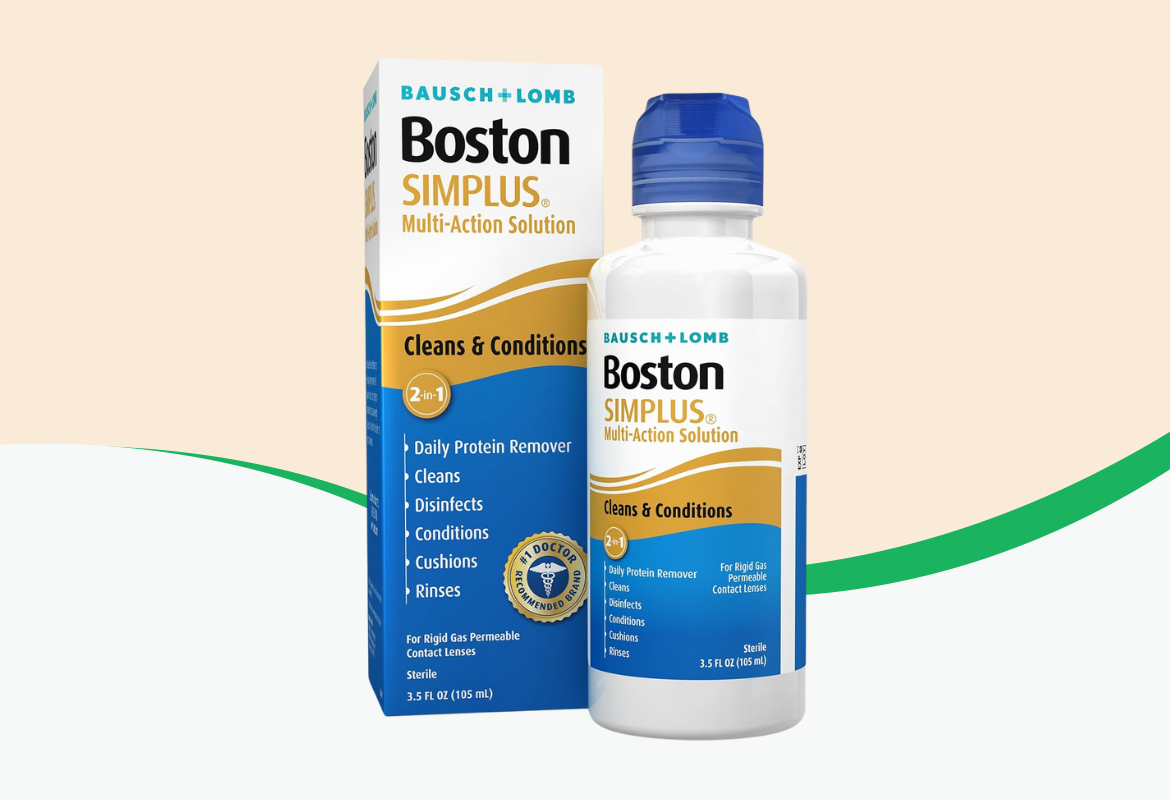 Bausch + Lomb Boston SIMPLUS Multi-Action Solution, 3.5 oz.