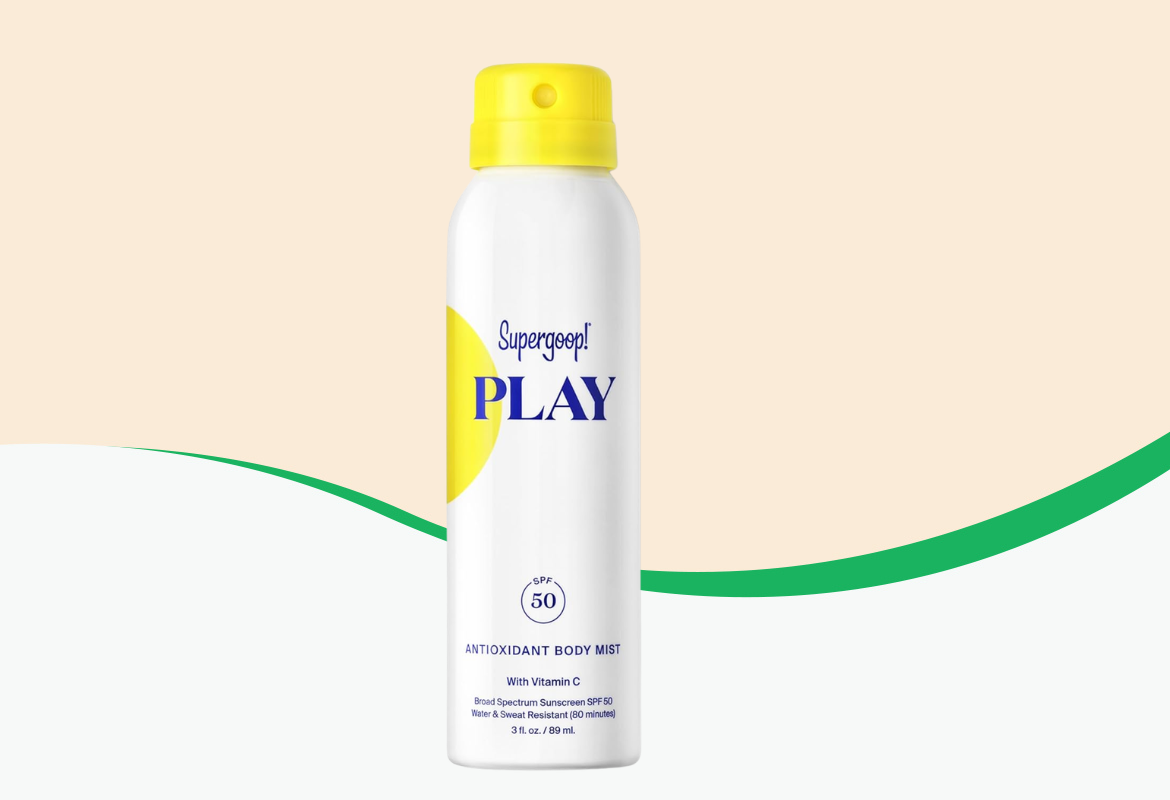 Supergoop! PLAY Antioxidant Body Mist SPF 50 with Vitamin C, 3 oz.