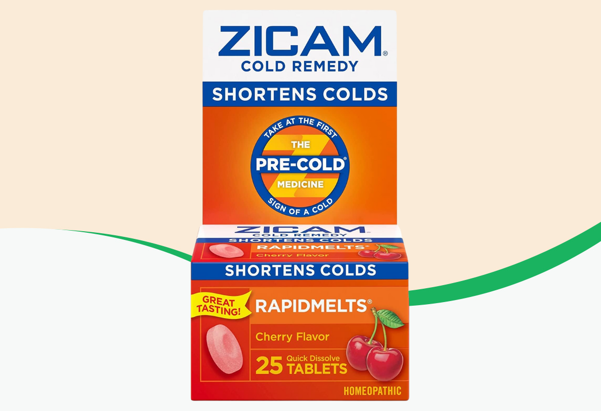 Zicam Cold Remedy Homeopathic Rapid Melts, Cherry, 25 ct