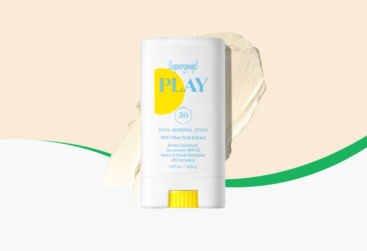 Supergoop! PLAY 100% Mineral Stick, SPF 50 with Olive Fruit Extract, .67 oz.