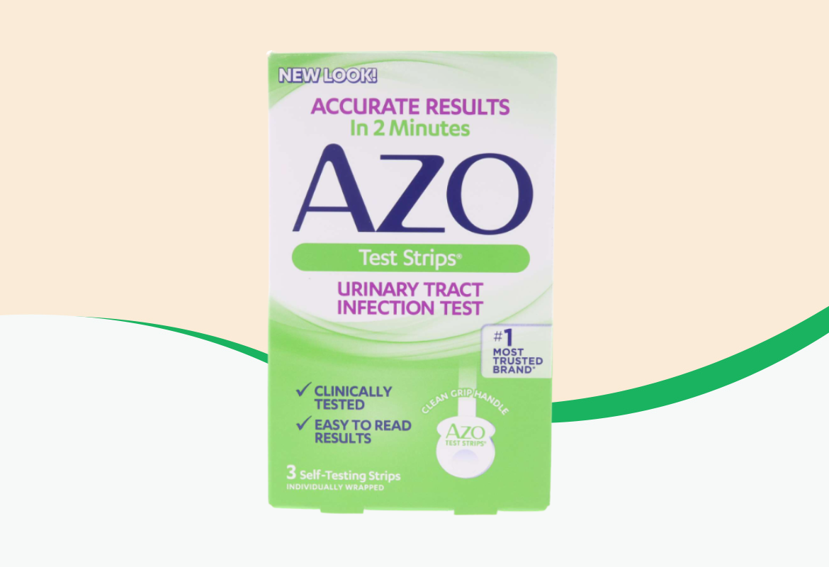 Azo Urinary Tract Infection Test Strips with Handle, 3 ct.