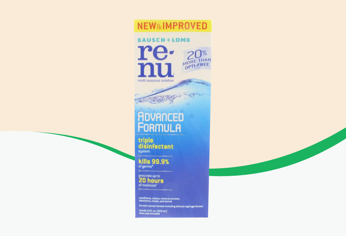 Renu Advanced Formula Multi-Purpose Contact Lens Solution, 12 oz