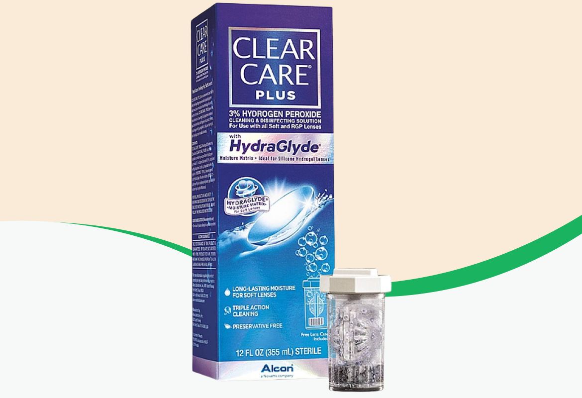 Clear Care Plus Cleaning and Disinfecting Solution, 12 oz.