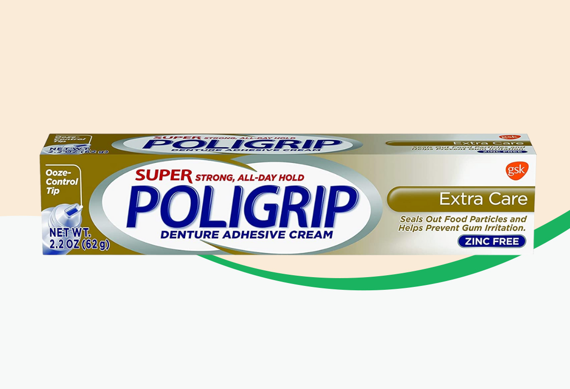 Super Poligrip Extra Care Zinc Free Denture Adhesive Cream