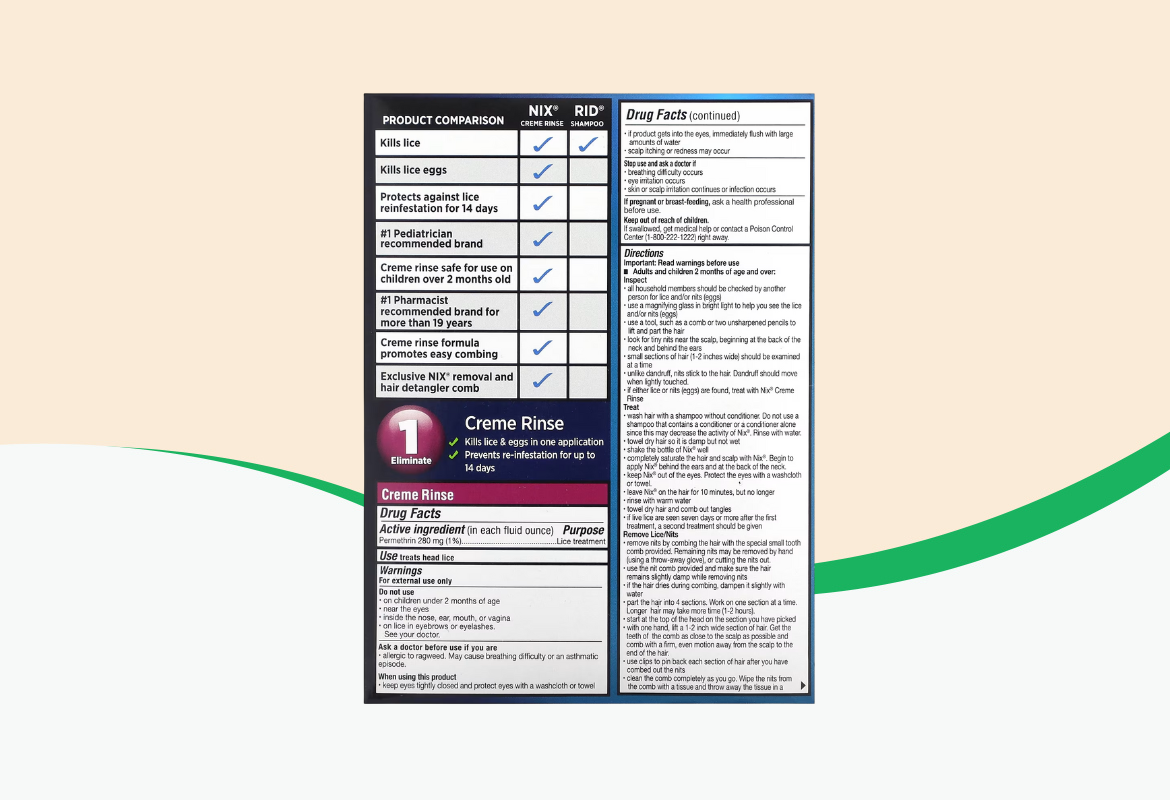 Nix Complete Lice Treatment Kit with Lice Killing Spray