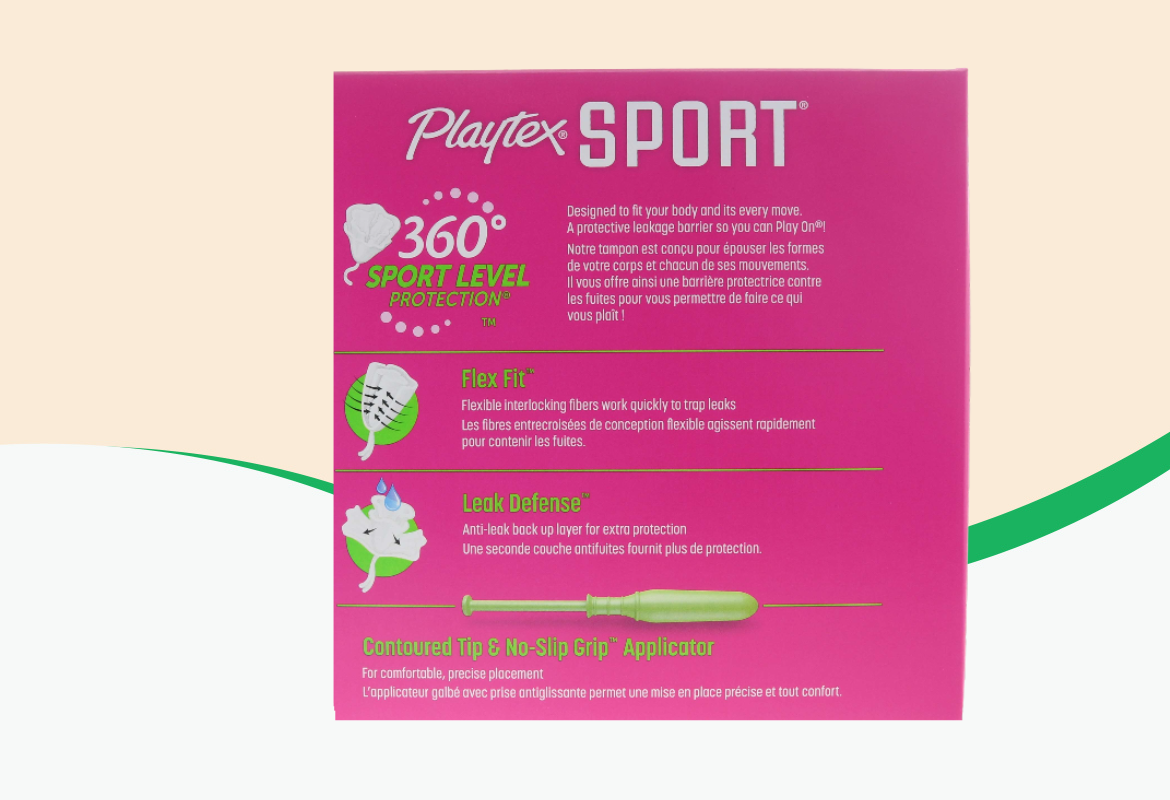 Playtex Sport Tampons, Unscented,