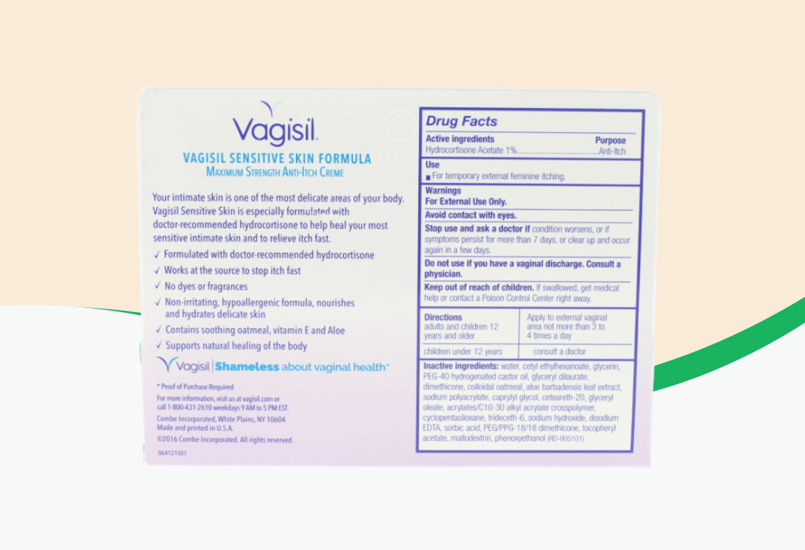 Vagisil Sensitive Skin Anti-Itch Creme, 1 oz.