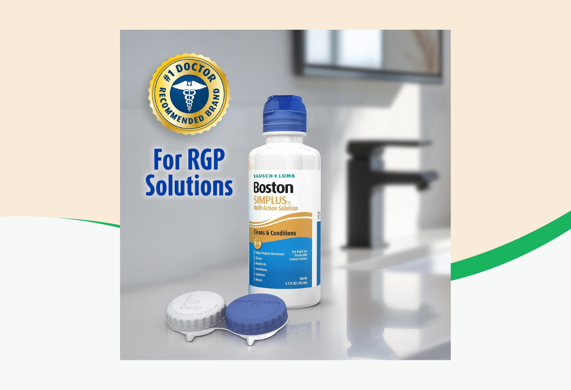 Bausch + Lomb Boston SIMPLUS Multi-Action Solution, 3.5 oz.