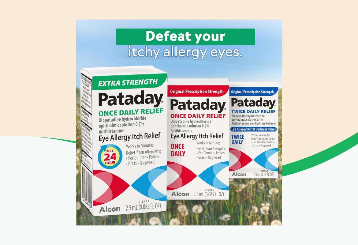 Pataday Extra-Strength Once Daily Eye Allergy Itch Relief Drops, 2.5mL
