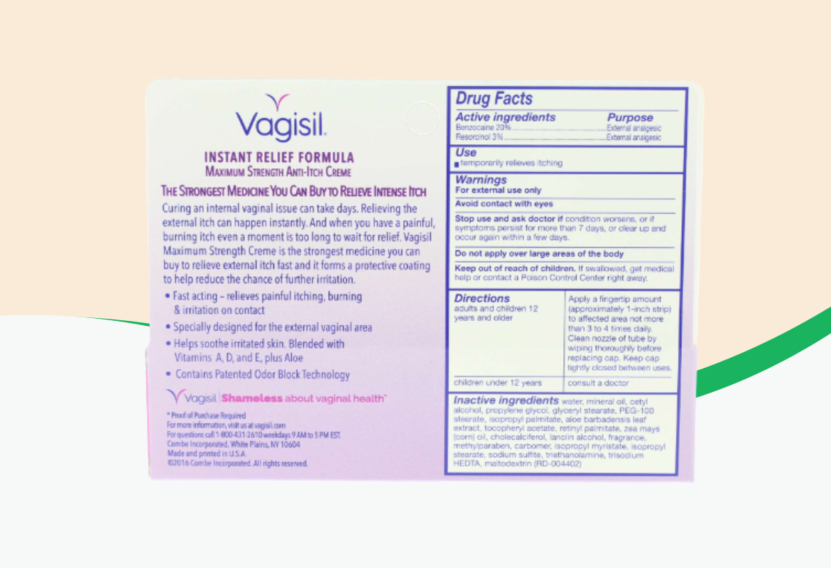 Vagisil Maximum Strength Anti-Itch Creme, 1 oz.