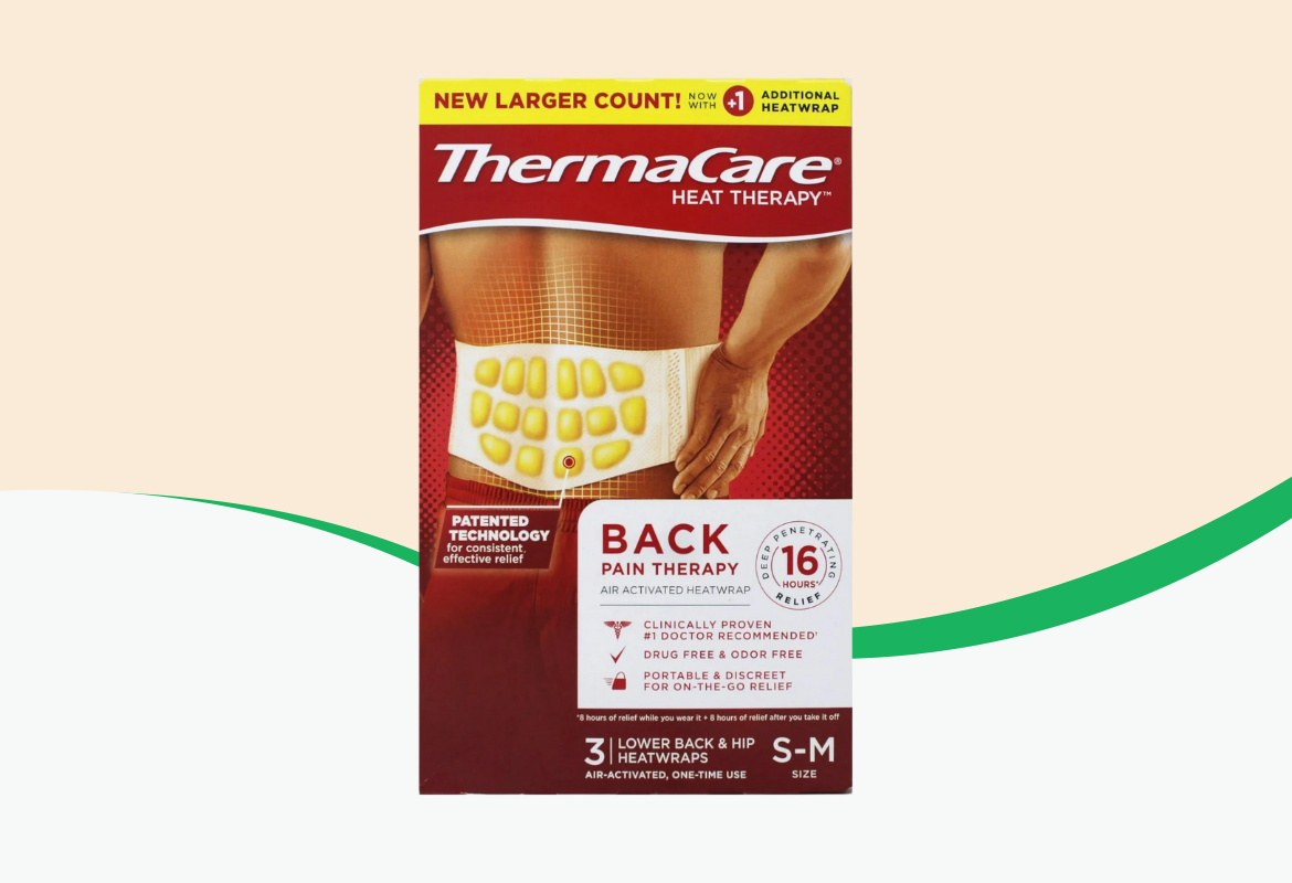 ThermaCare Back & Hip Heatwraps, Small/Medium, 3 ct.