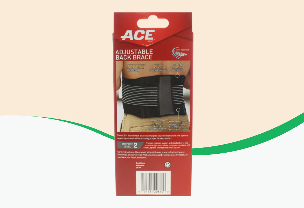 ACE Adjustable Back Brace