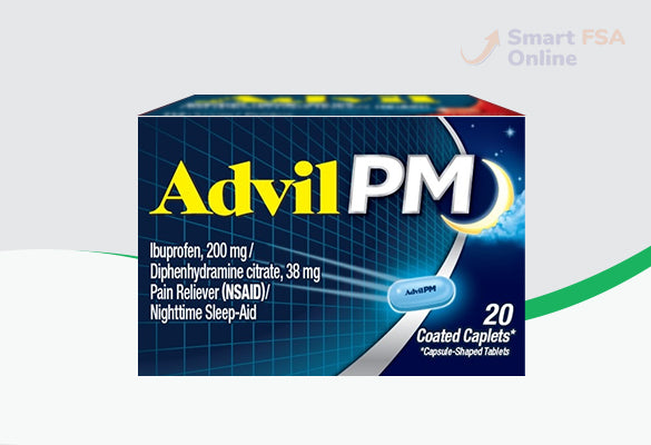 Advil PM Pain Reliever & Sleep Aid Coated Caplets