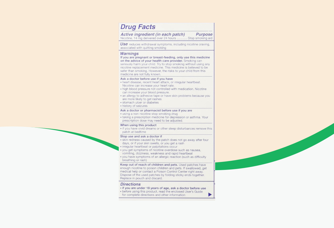 NicoDerm CQ Step 2 Clear Nicotine Patches, 14mg, 14 ct.