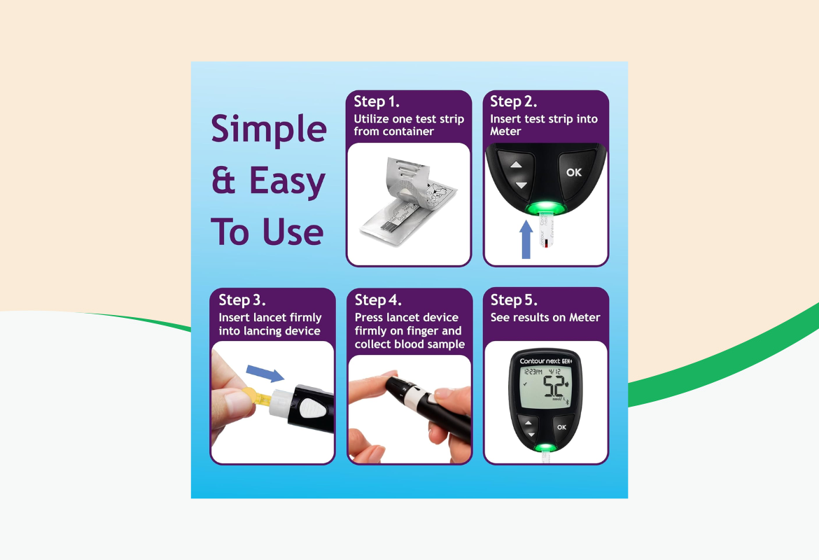 Bayer Contour Next Blood Glucose Test Strip