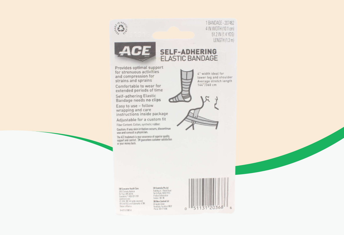 ACE 4 Self-Adhering Elastic Bandage