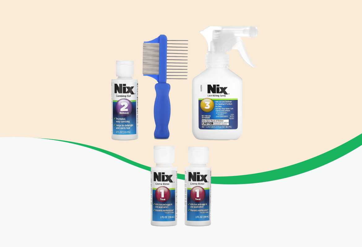 Nix Complete Lice Treatment Kit with Lice Killing Spray