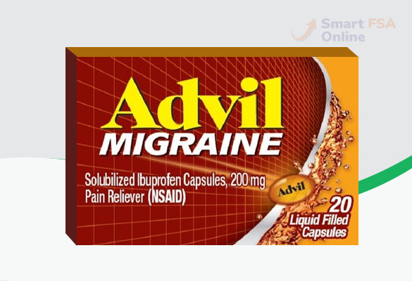 Advil Migraine Pain Reliever and Fever Reducer Liquid Filled Capsules, 200 mg