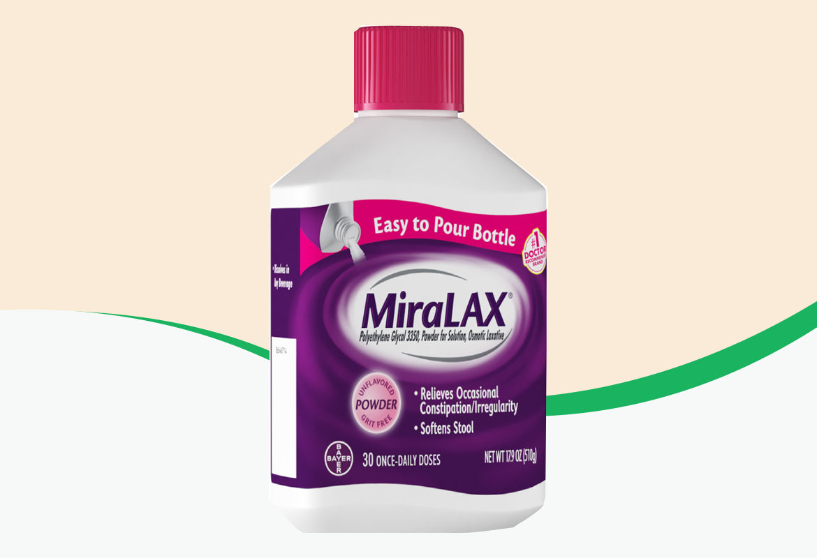 MiraLAX Laxative Powder for Gentle Constipation Relief