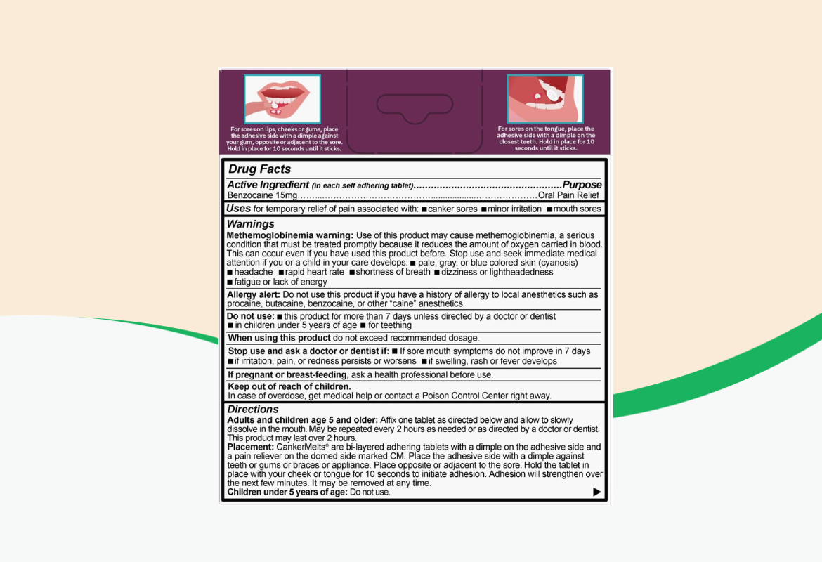 OraCoat CankerMelts, 20 ct.