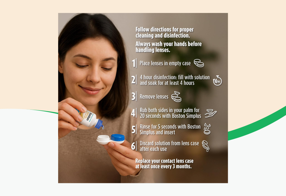 Bausch + Lomb Boston SIMPLUS Multi-Action Solution, 3.5 oz.