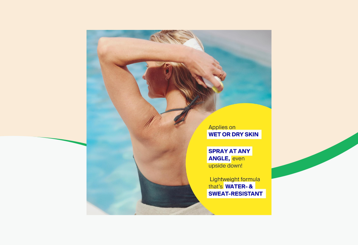 Supergoop! PLAY Antioxidant Body Mist SPF 50 with Vitamin C, 3 oz.