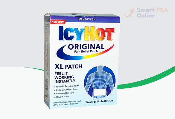 Icy Hot Medicated Patch XL Back and Large Areas, 3 ct.